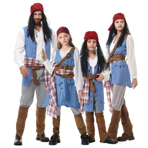 Polyester Kinderen Piraat Kostuum Instellen