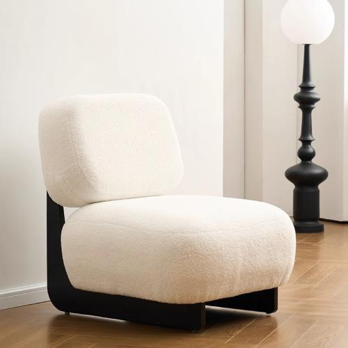 Hout & Berber Fleece Casual Huis stoel meer kleuren naar keuze stuk