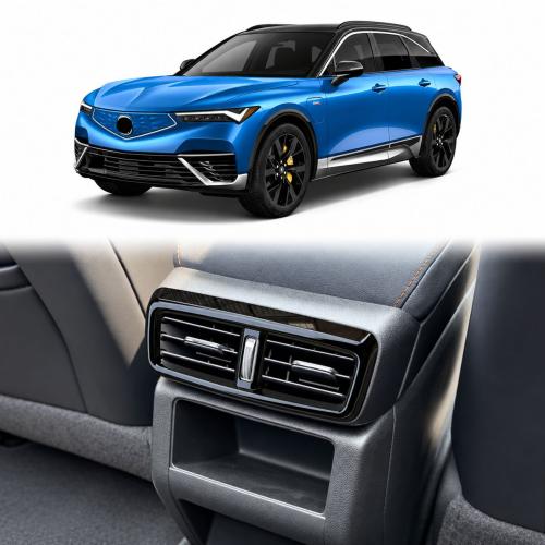 For Acura ZDX 2024-2026 Rear Armrest AC Vent Outlet Decorative Frame Trim