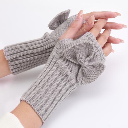 Acryl Vrouwen half vinger handschoen Gebreide meer kleuren naar keuze Paar