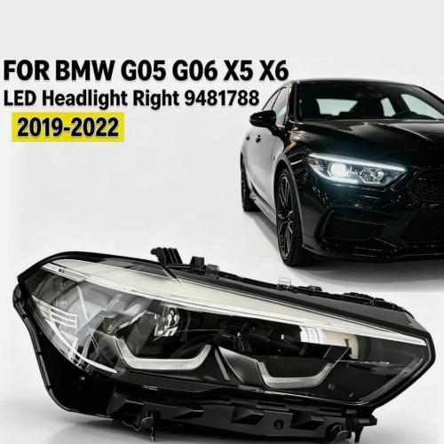 For 2019-2022 BMW G05 G06 X5 X6 LED Headlight Right RH Passenger Side 9481788