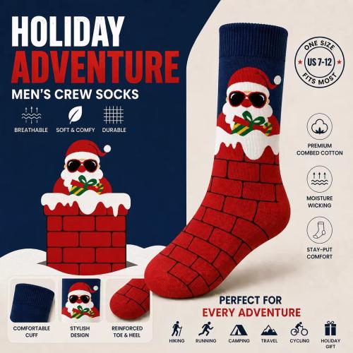 Polyester en katoen Mannen Enkel Sock Cartoon rood en blauw :37-46 Paar