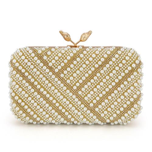 Polyester Clutch Tas Goud stuk