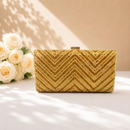Polyester Clutch Tas meer kleuren naar keuze stuk