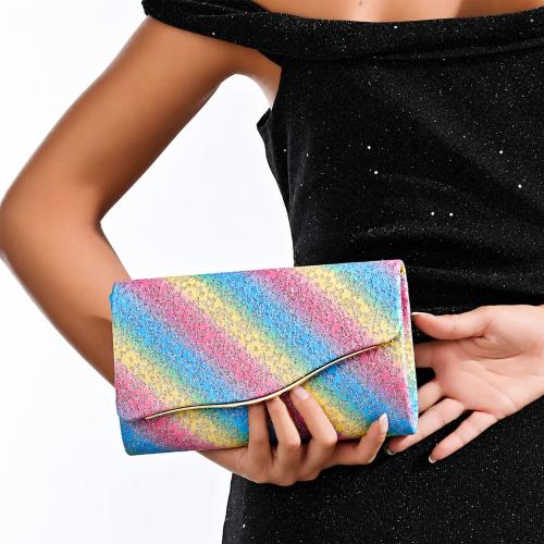 Polyester Clutch Tas meer kleuren naar keuze stuk