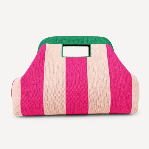Polyester Clutch Tas Striped meer kleuren naar keuze stuk