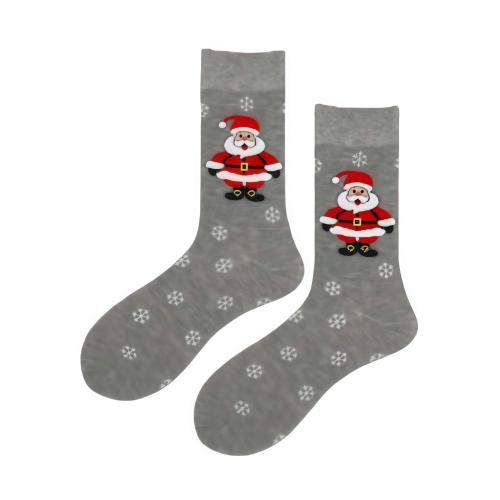 Polyester en katoen Mannen Enkel Sock Jacquard Grijs :37-46 Paar