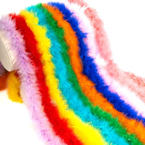 Feather Kleding ornament meer kleuren naar keuze Streng