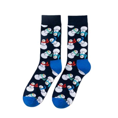 Polyester en katoen Unisex kniekousen Blauwe Paar