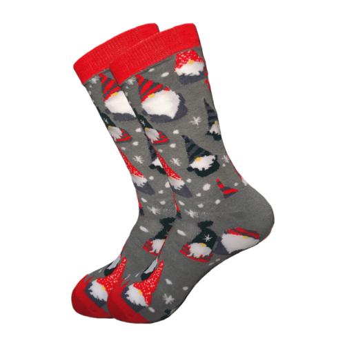Polyester en katoen Unisex kniekousen Grijs :37-46 Paar
