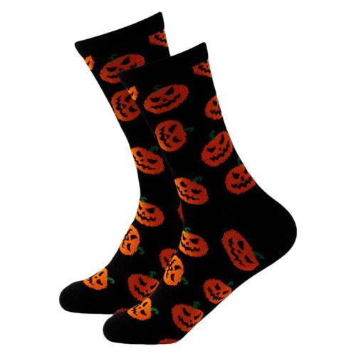 Polyester en katoen Unisex kniekousen zwart en blauw :37-46 Paar