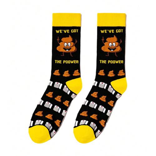 Polyester en katoen Unisex kniekousen Zwarte :37-46 Paar