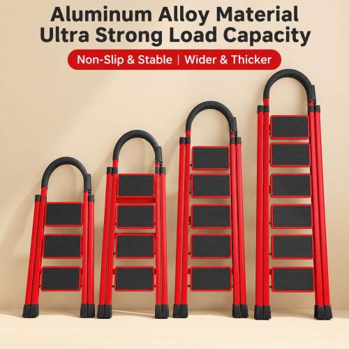 Aluminiumlegering & Plastic Trapladder stuk