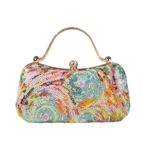 Polyester Sac d’embrayage Géométrique multicolore pièce