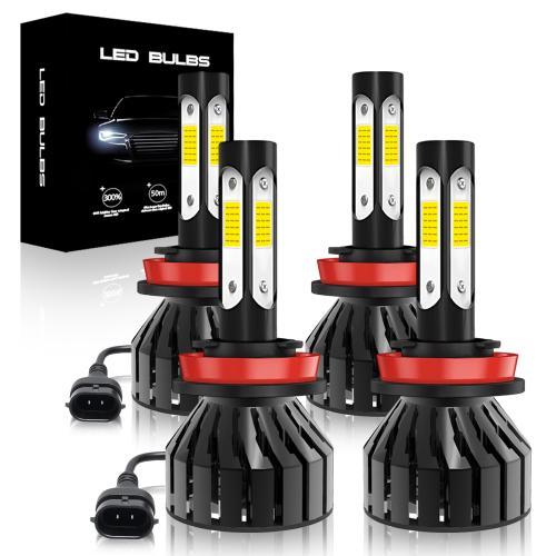 X19 H11 High Beam & H11 Low Beam LED Bulbs for Toyota Tacoma 2016-2023