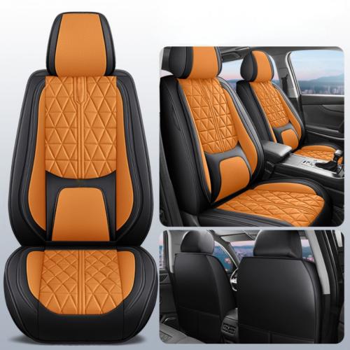For Ford F150 F250 F350 Pickup Leather Seat Cover Front Rear Full Set